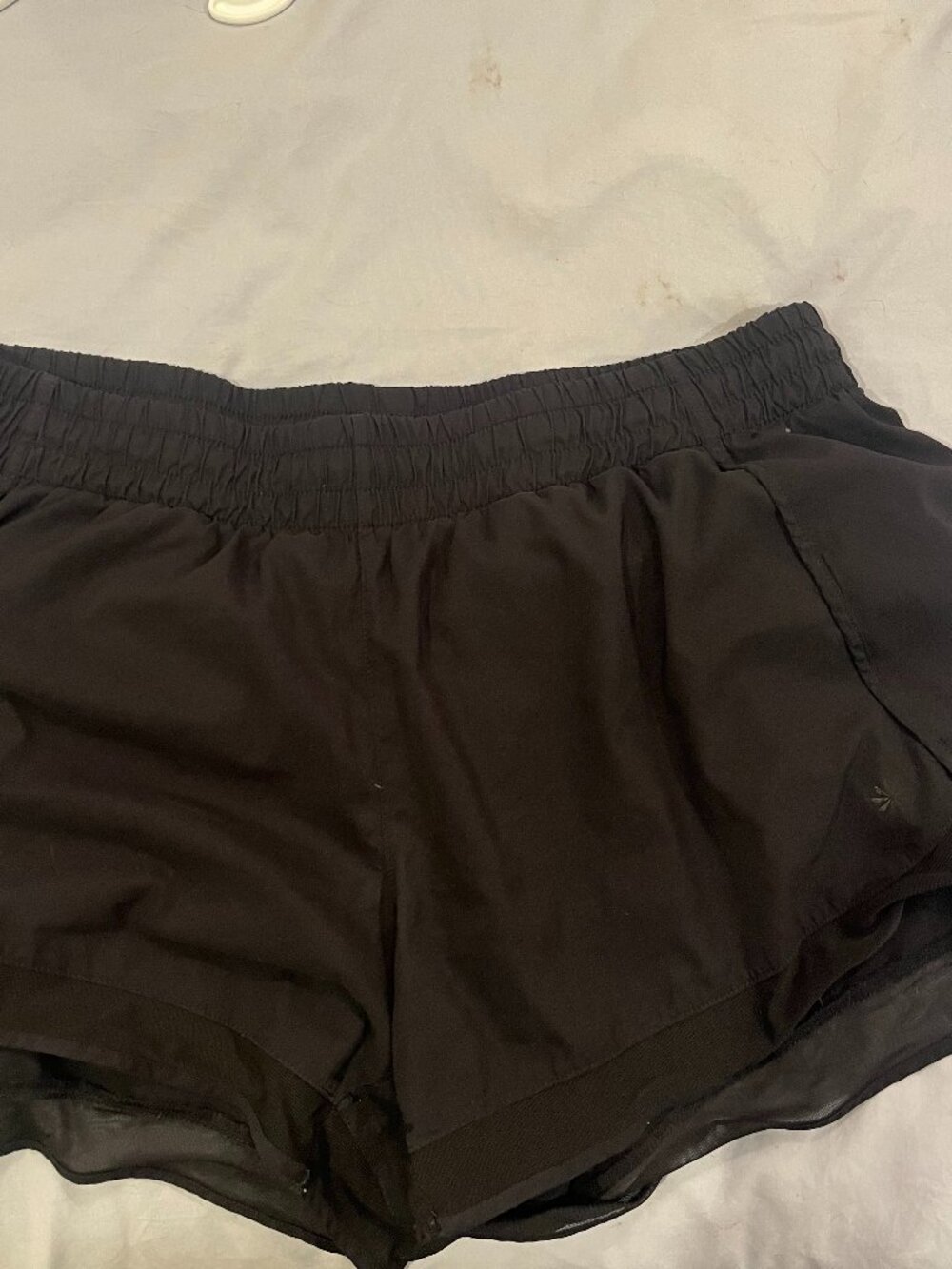 Black athleta shorts